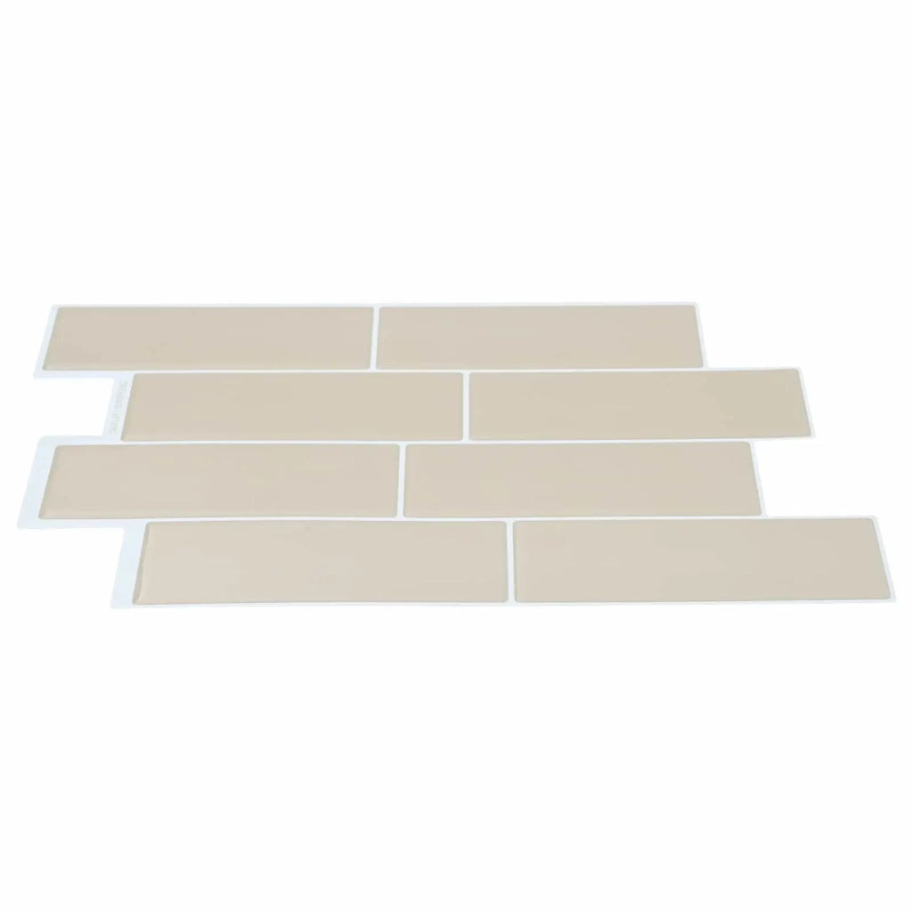 Piastrella subway 20 pcs Beige 29 x 21 cm Poliuretano e PET 42046154