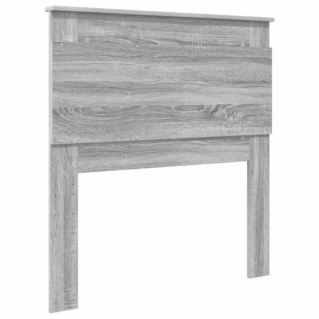 Testiera | Testata con Testiera | Testata Grigio Sonoma 75 cm Legno multistrato