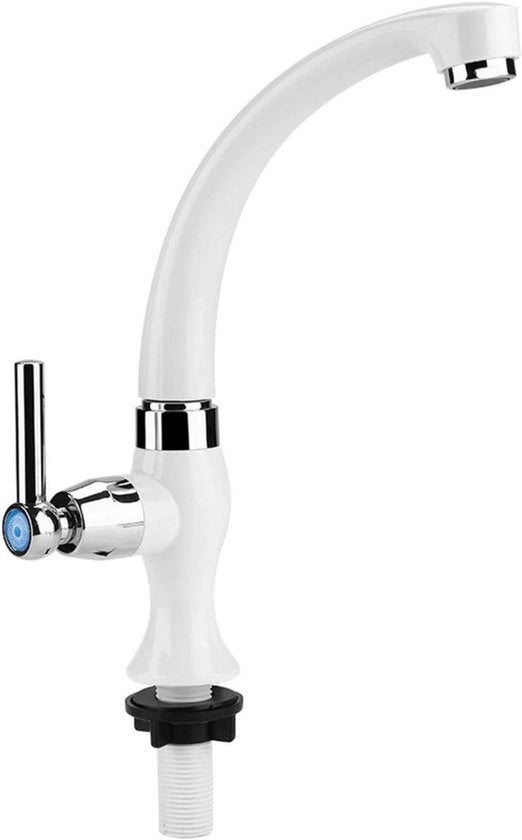 Kraan per acqua fredda - Cucina - Singolo rubinetto - Bagno - Rubinetto per doccia - Plastica ABS - Accessori - G1/2 - Adatto a - Rubinetto - Lavabo - Maniglia a manopola retta