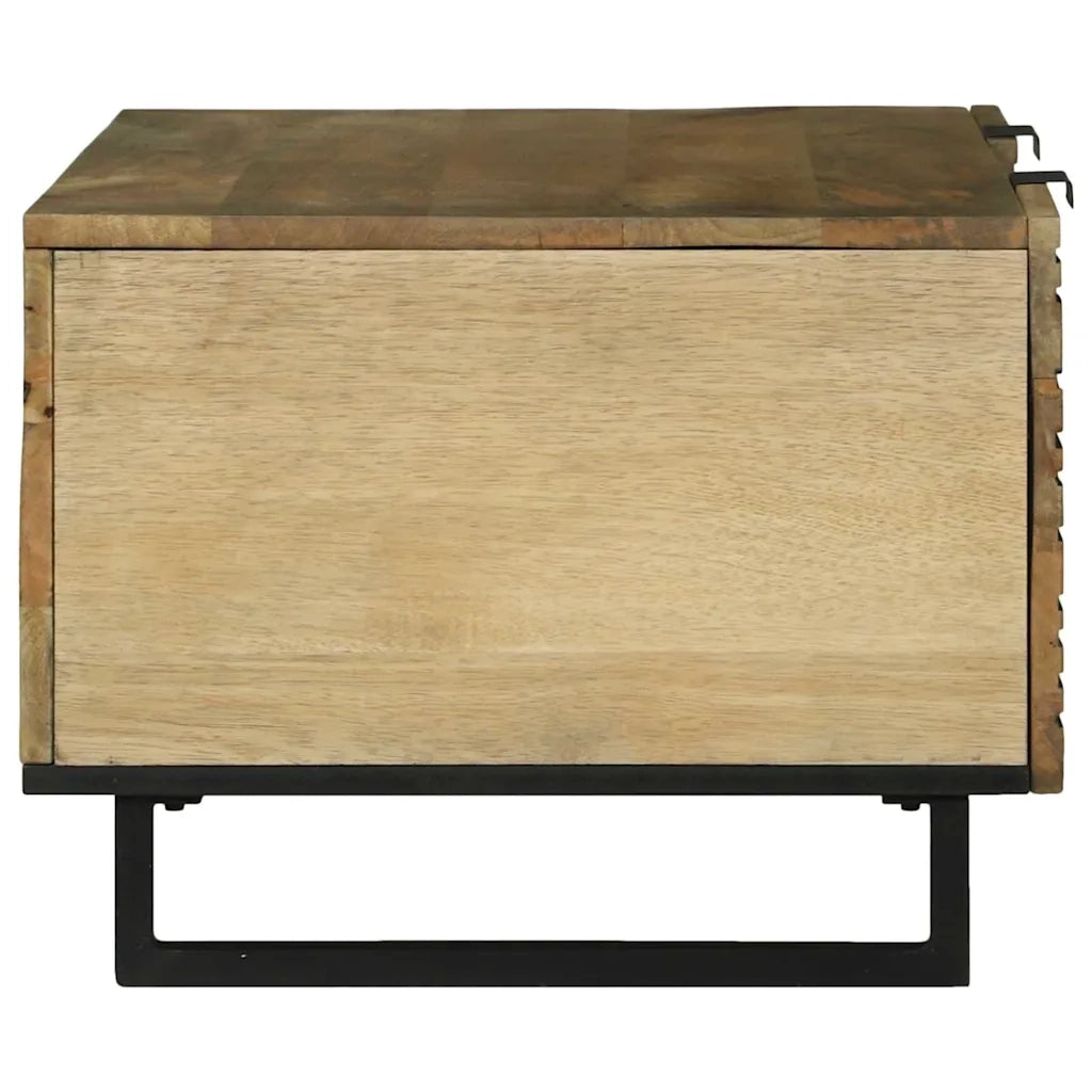 Tavolino da salotto Marrone e Nero 100 x 54 x 40 cm 4017948
