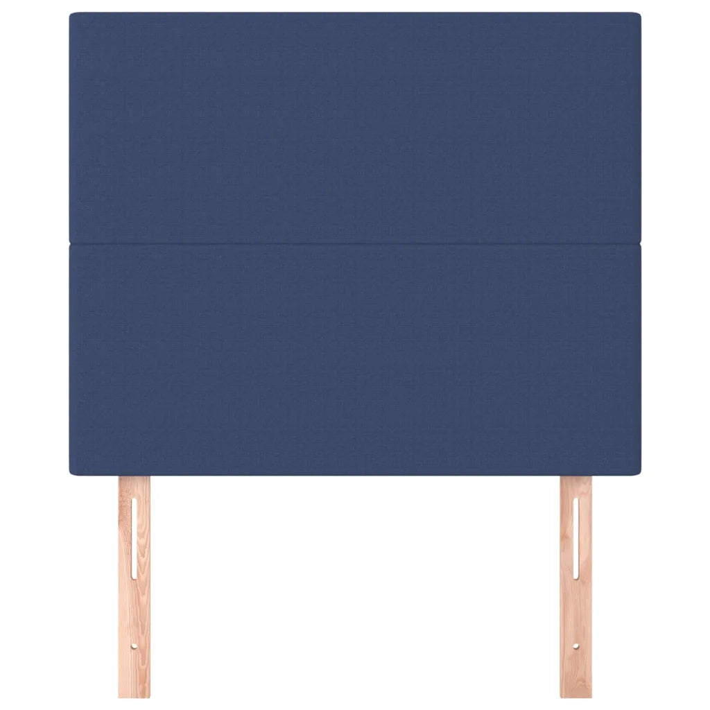Testiera | Testata Blu 90x5x118/128 cm Tessuto