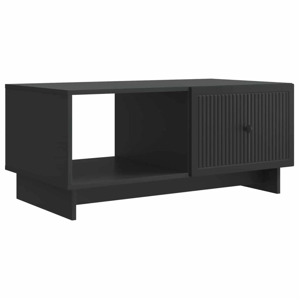 Tavolino da salotto | Tavolino da caff¨¨ | Tavolino da Soggiorno Nero 90 x 50 x 40 cm Legno ingegnerizzato