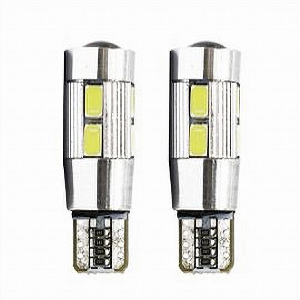 Trade Shop - Lampadine Di Posizione T10 Maxtech T-105630 12v 10led Ultra Luminose Canbus 6000k -