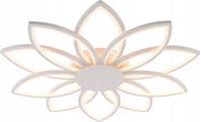 Lampada da soffitto LED fiore bianca 10 luci Vargo