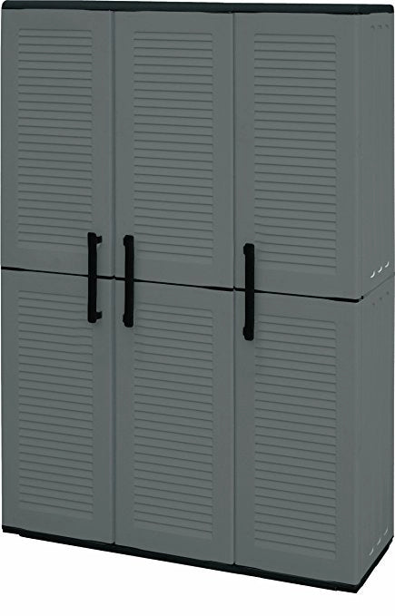 ARMADIO IN RESINA EASY 3 ANTE DIMENSIONI 102X37X163 CM