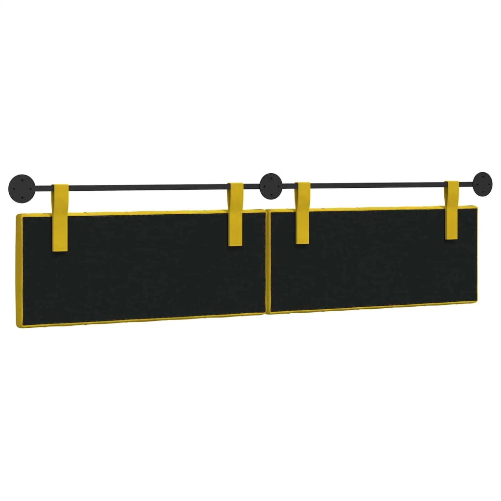 Testiera sospesa Con luce LED Giallo Velluto 42032227