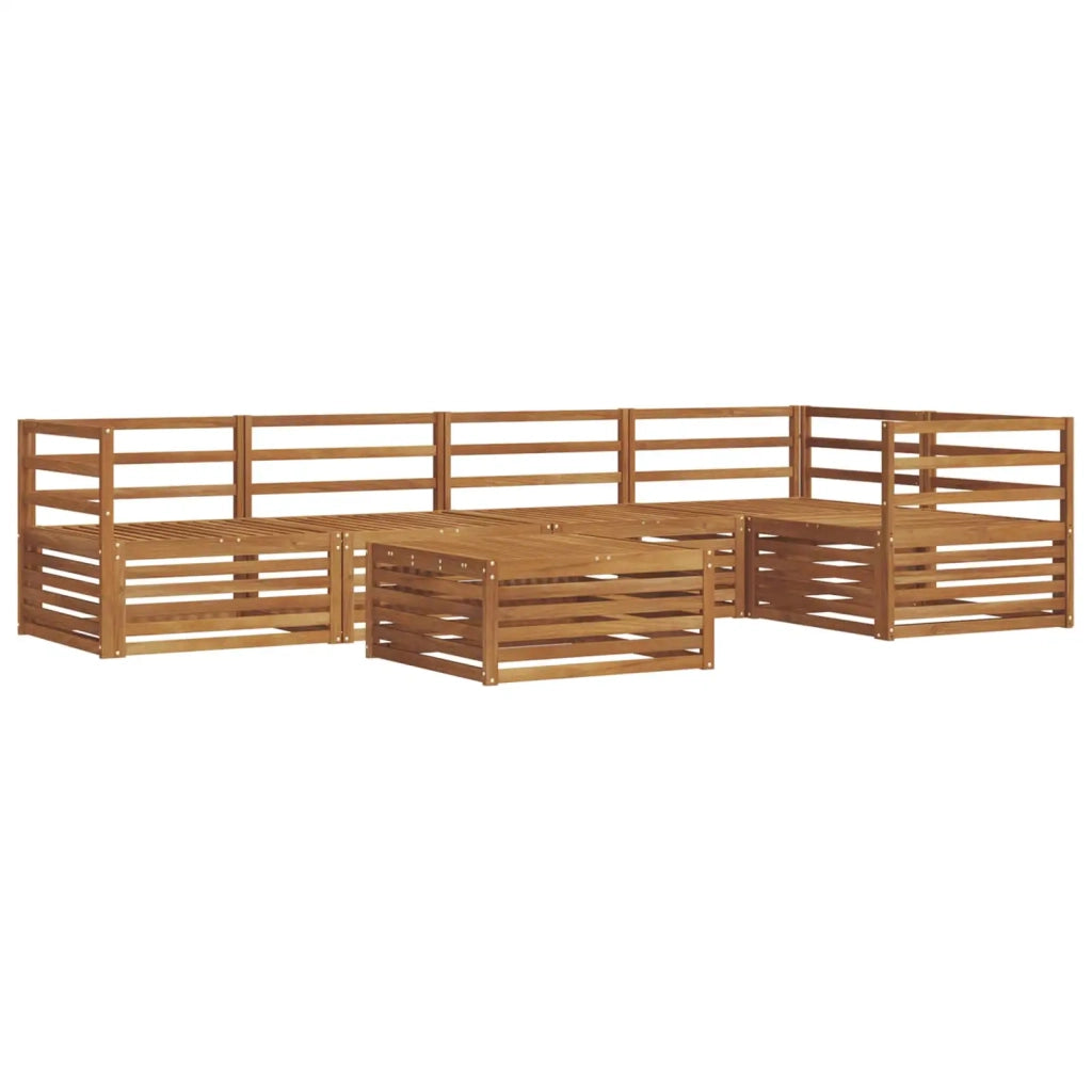 Set di divani da esterno 6 pcs Naturale 3373479