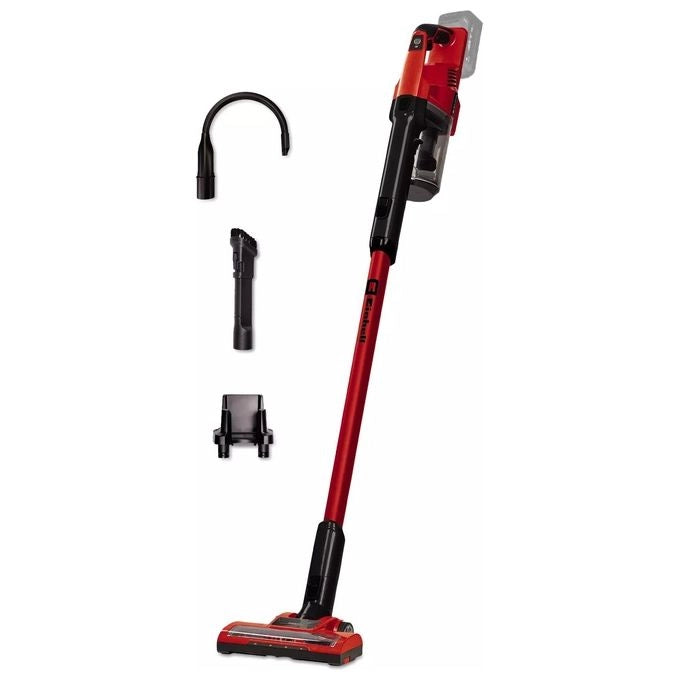 Einhell TE-SV 18 LI-SOLO Aspirapolvere a bastone 2 in 1 Senza sacchetto 0,6 L 18 V modalita' ECO BOOST colore Nero Rosso