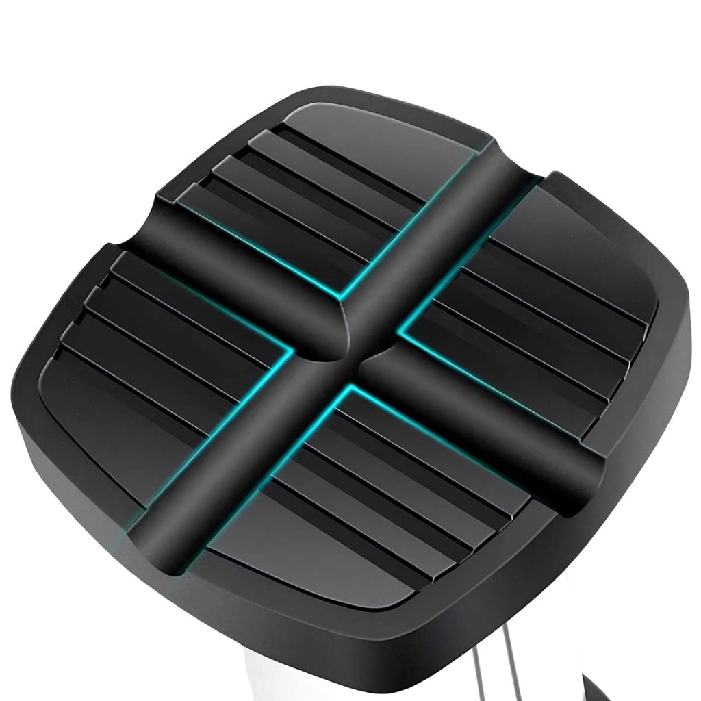 Mini pompa a pedale manuale 17 cm portatile, versatile e pratica Nero Avizar