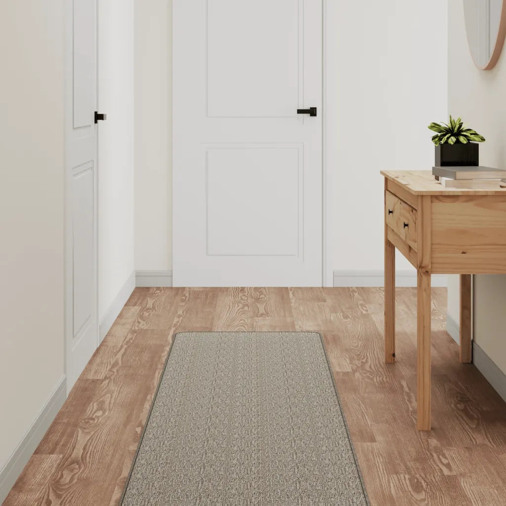 Tappeto Corsia Aspetto Sisal Platina 50x200 cm 355766