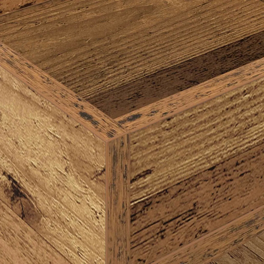 Tavolino 2 pcs Legno vecchio 30 x 30 x 56 cm Legno multistrato 890941