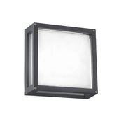 DISCOVERY Applique e Plafoniera da Esterno IP54 Colore Antracite, Struttura in Alluminio Pressofuso e Diffusore in Vetro Satinato - Rossini Group