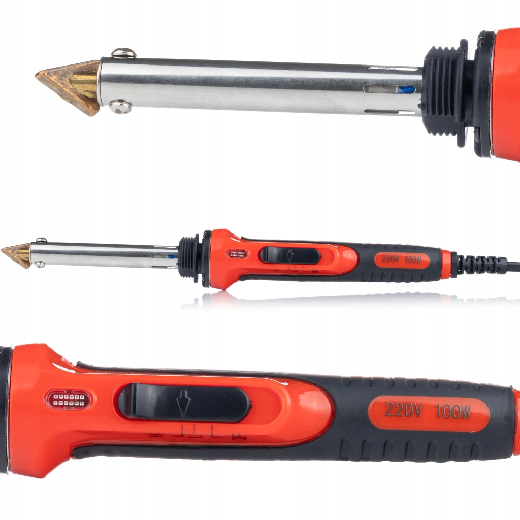 Saldatore per Plastica Rosfix Red Odysseya 100W – Set Completo con Graffettatrice e 800 Graffette