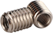 Inserti a viti a schermo 10pz - Viti interne M4 x 0,7mm - Viti esterne M6 x 1mm - Acciaio inox - Lunghezza 8mm - Riparazione di cavi - Accessori per inserimento di cavi