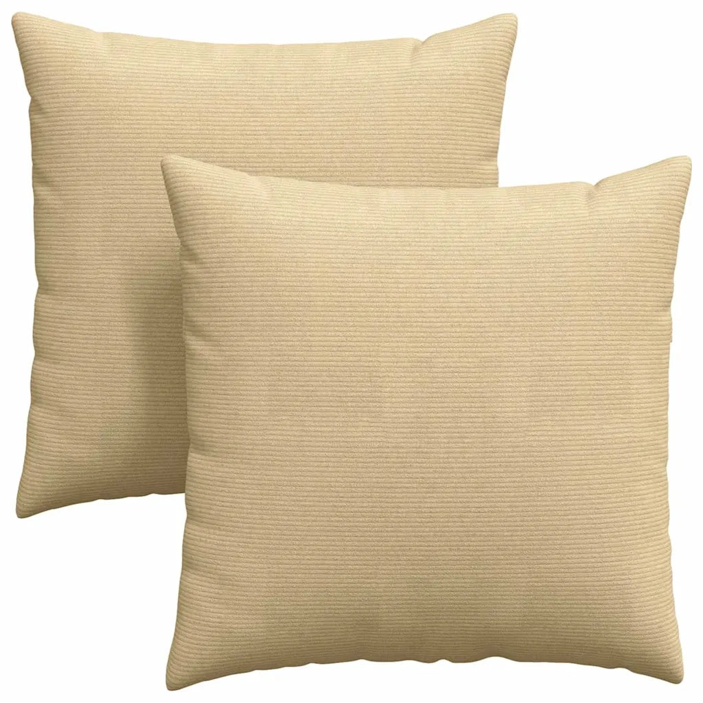 Cuscini da Divano 2 pz | Cuscini per sedie Grigio Verde 60 x 60 cm