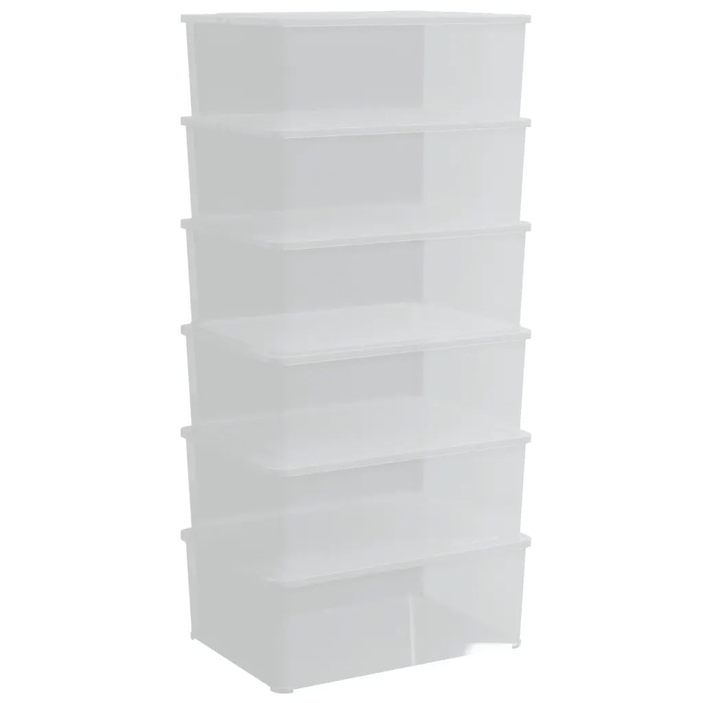 Contenitori in Plastica 6 pz 10 L Impilabili CFW8438143