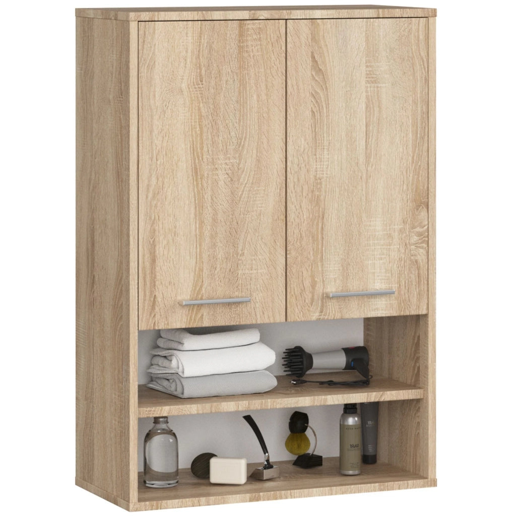 Mobile bagno sospeso AKORD FIN H934 W64 Quercia Sonoma 2 ante 64x94x30 cm