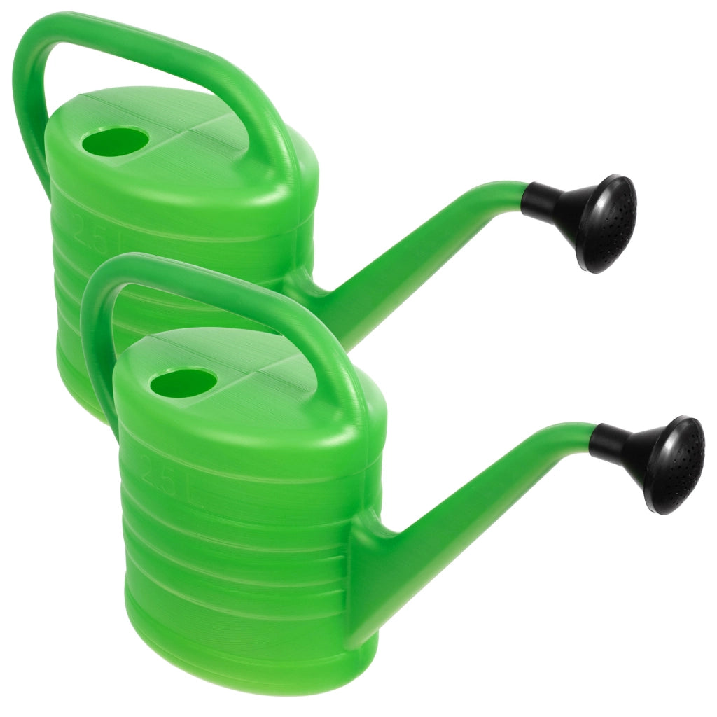 Annaffiatoio da giardino KADAX per innaffiare fiori, in plastica, per uso domestico, 2 x 2,5 litri