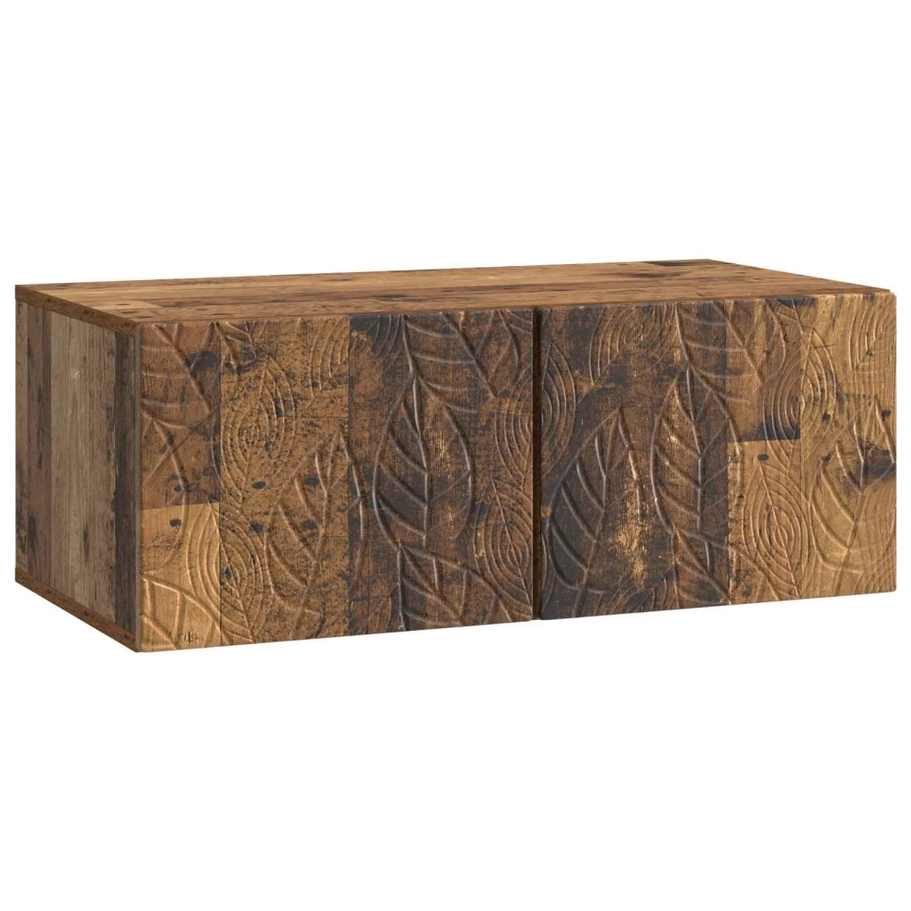 Mobile TV da Muro | Armadietto TV | Mobile Porta TV 78,5 x 41 x 30 cm Legno antico