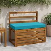Cuscino per panchina SOEST 100% Poliestere Turchese 949598
