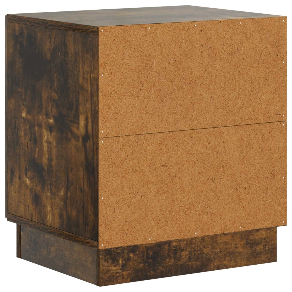 Comodino Rovere Fumo 43 x 34,5 x 47 cm Legno ingegnerizzato 895265