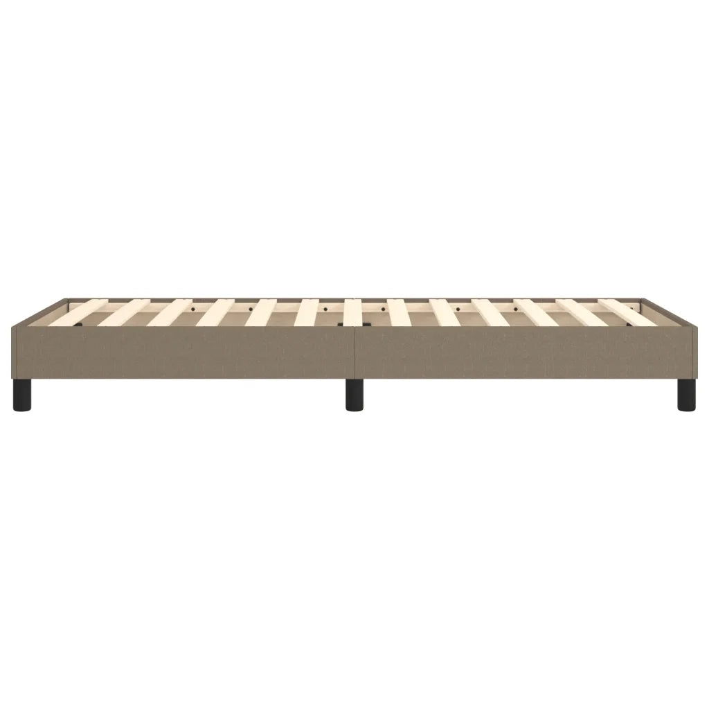 Struttura Letto a Rete a Molle Tortora 80x200 cm Tessuto 3120472