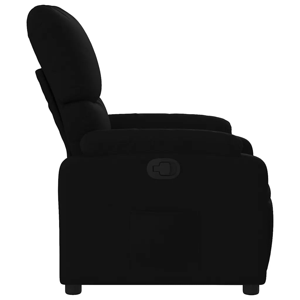 Poltrona reclinabile in tessuto nero 3205682