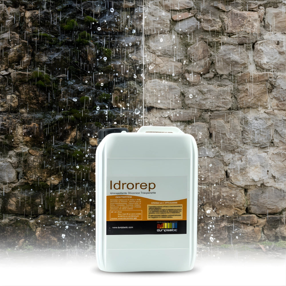 Idrorepellente siliconico trasparente per superfici in pietra e fibrocemento *** formato 5 lt, confezione 1