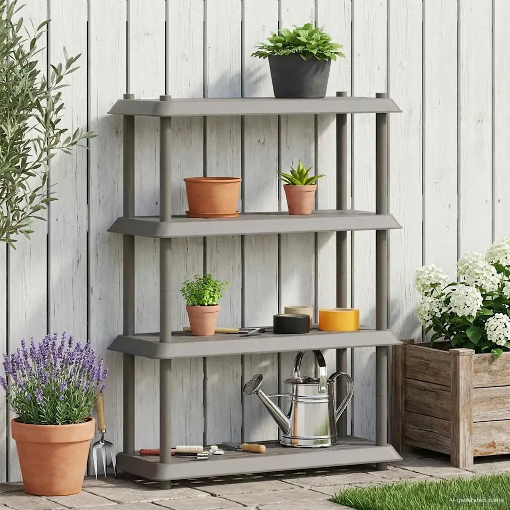 Unità di scaffalatura 4 livelli 100 x 40 x 136,5 cm PP 8011751
