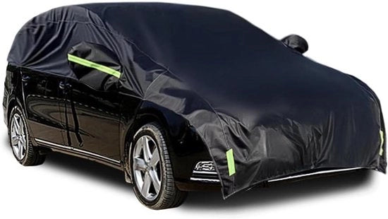 Copertura per Auto a Metà per Esterno Interno Antipolvere Universale Materiale 420D Oxford (MPV) - Inverno Estate