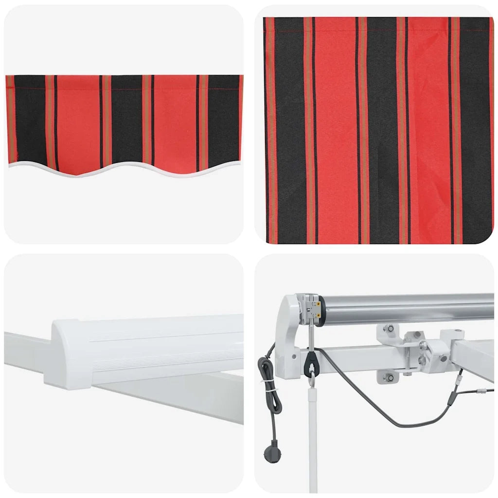 Tenda Retrattile Arancione e Marrone 400 × 300 cm 3330508