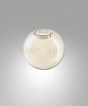 3804-54-365 DIFFUSORE IN  VETRO SFERA COGNAC D.15CM PER 8W