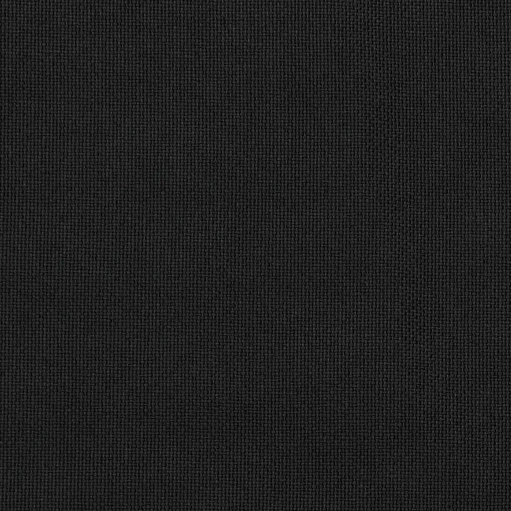 Tende Oscuranti con Ganci Effetto Lino 2 pz Nere 140x175 cm 321156
