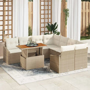 Set da Pranzo per Giardino Beige e Crema 100 x 55 x 73 cm