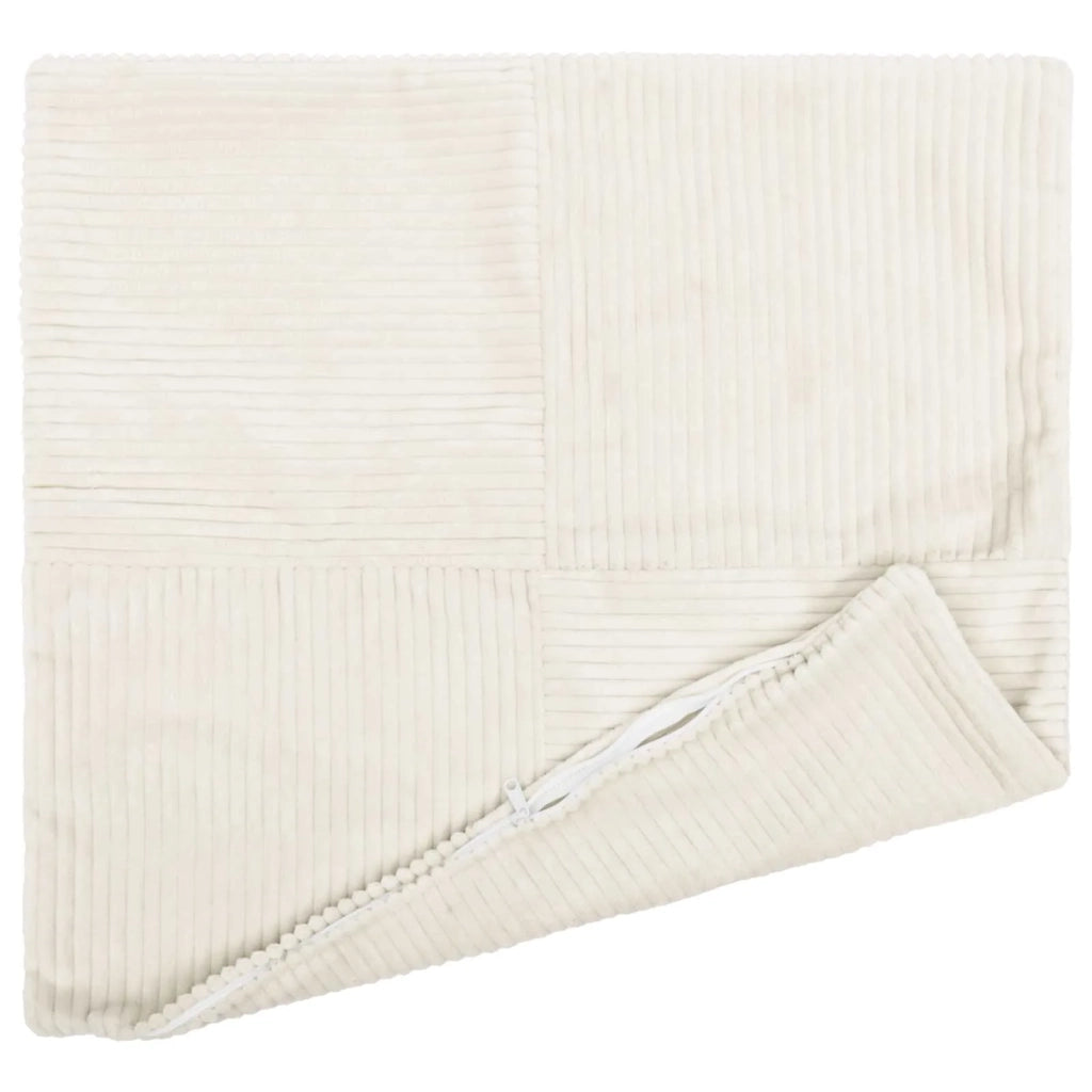 Federa 6 pcs ALMELO Crema 35 x 35 cm corduroy 914058