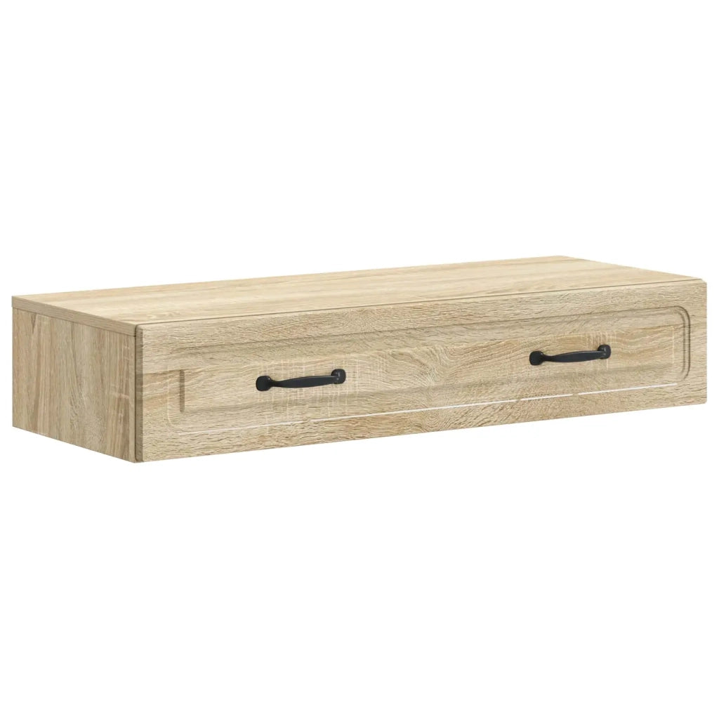 Tavolino da Parete Laterale | Tavolo laterale | Tavolino Rovere Sonoma 87,5 x 34,5 x 17 cm