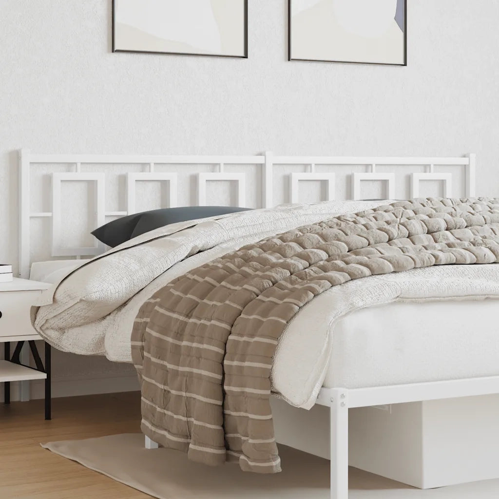 Testiera di Ricambio in Metallo Bianco 193 cm 374327