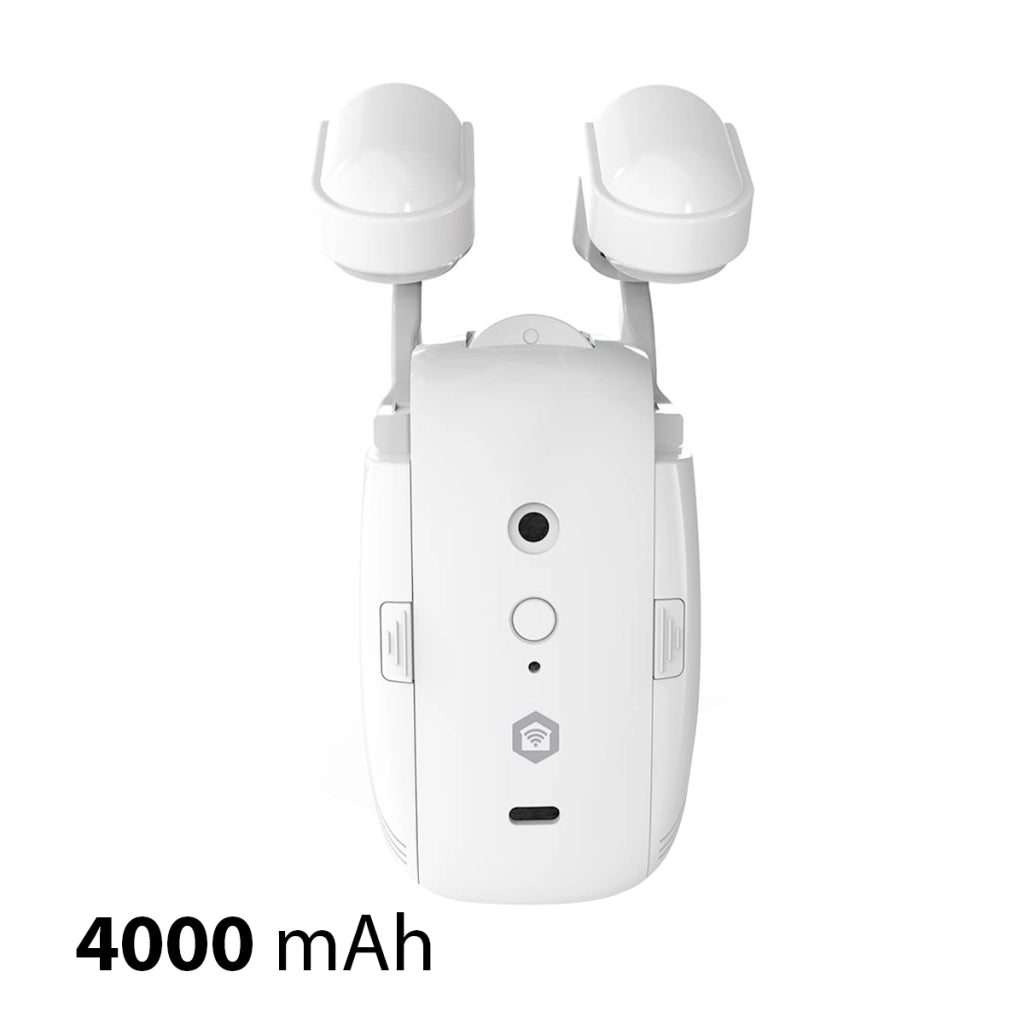 Motore per Tende Bluetooth Ricaricabile Compatibile con Binari e Guide a I / U Bianco Nedis