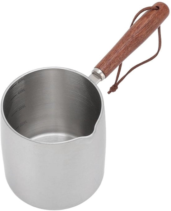 Fornello a Gas 450Ml - Pentola a Gas - Maniglia in Legno - Miniatura