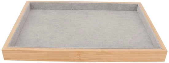 Organizzatore di gioielli leggero - Display elegante - Umidificatore flanella - Materiale in legno duraturo - Classico design - Organizzatore di gioielli