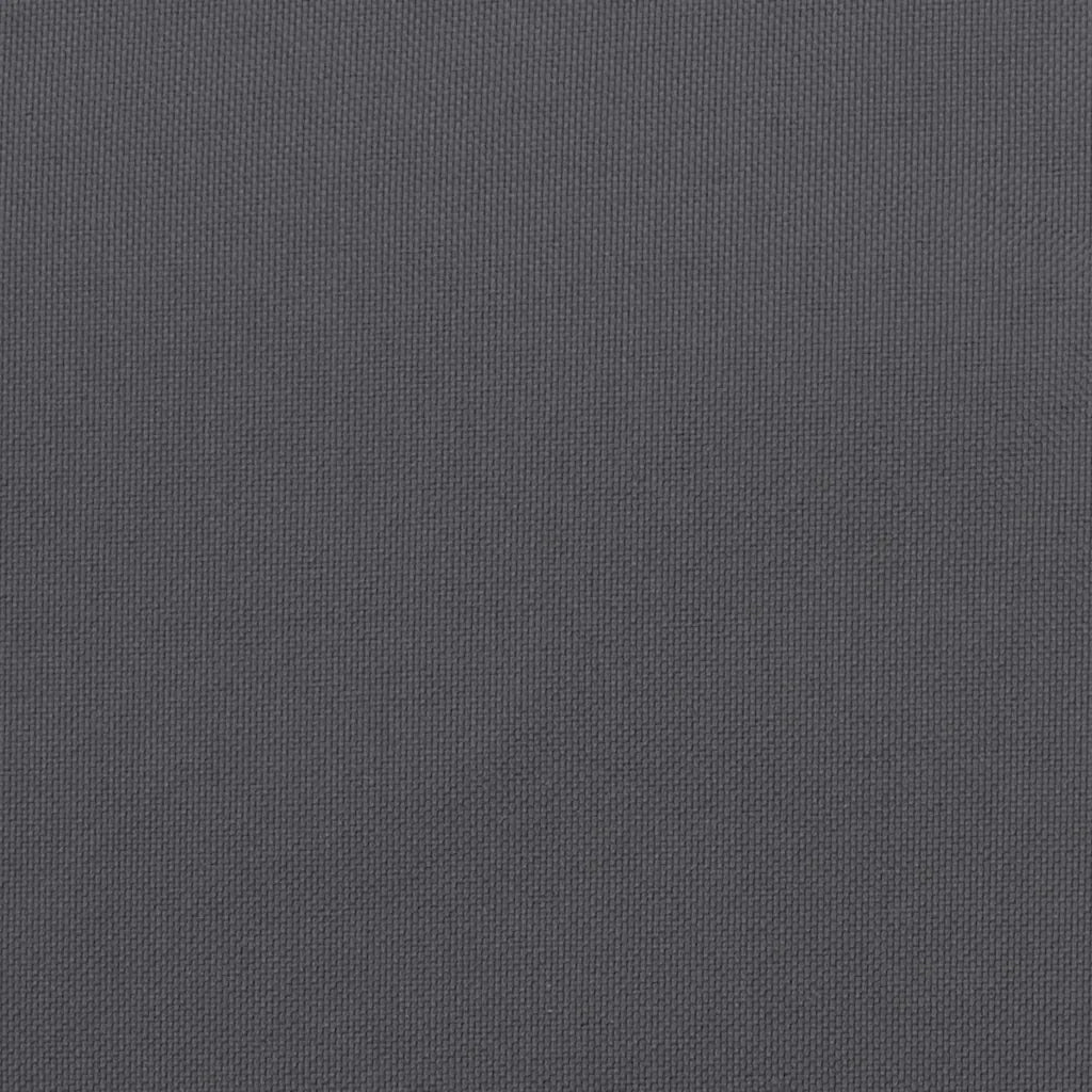 Cuscino per Panca Antracite 150x50x3 cm in Tessuto Oxford 43191