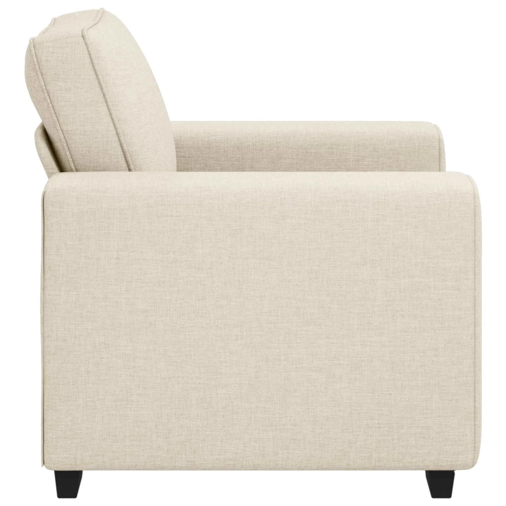 | Divano | con cuscino con cuscino Beige 100 x 77 x 82 cm Tela 4105155