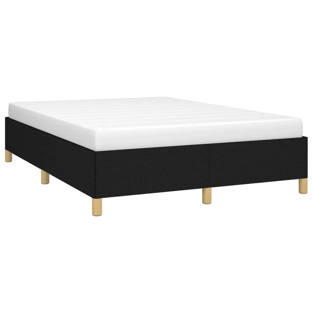 Giroletto senza Materasso-Struttura Letto Nero 140x190 cm in Tessuto 776777