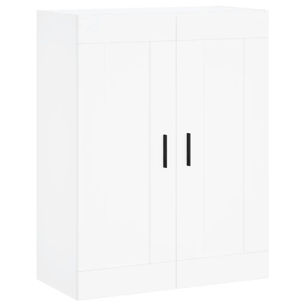 Credenza | Madia | Buffet da pranzo | Armadio da pranzo Bianca 69,5x34x180 cm in Legno Multistrato