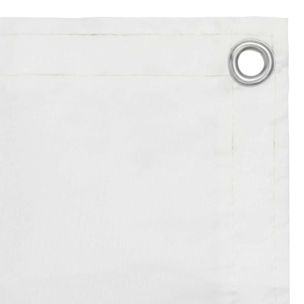 Paravento per balcone 90 x 500 cm tessuto oxford bianco 02_0010060