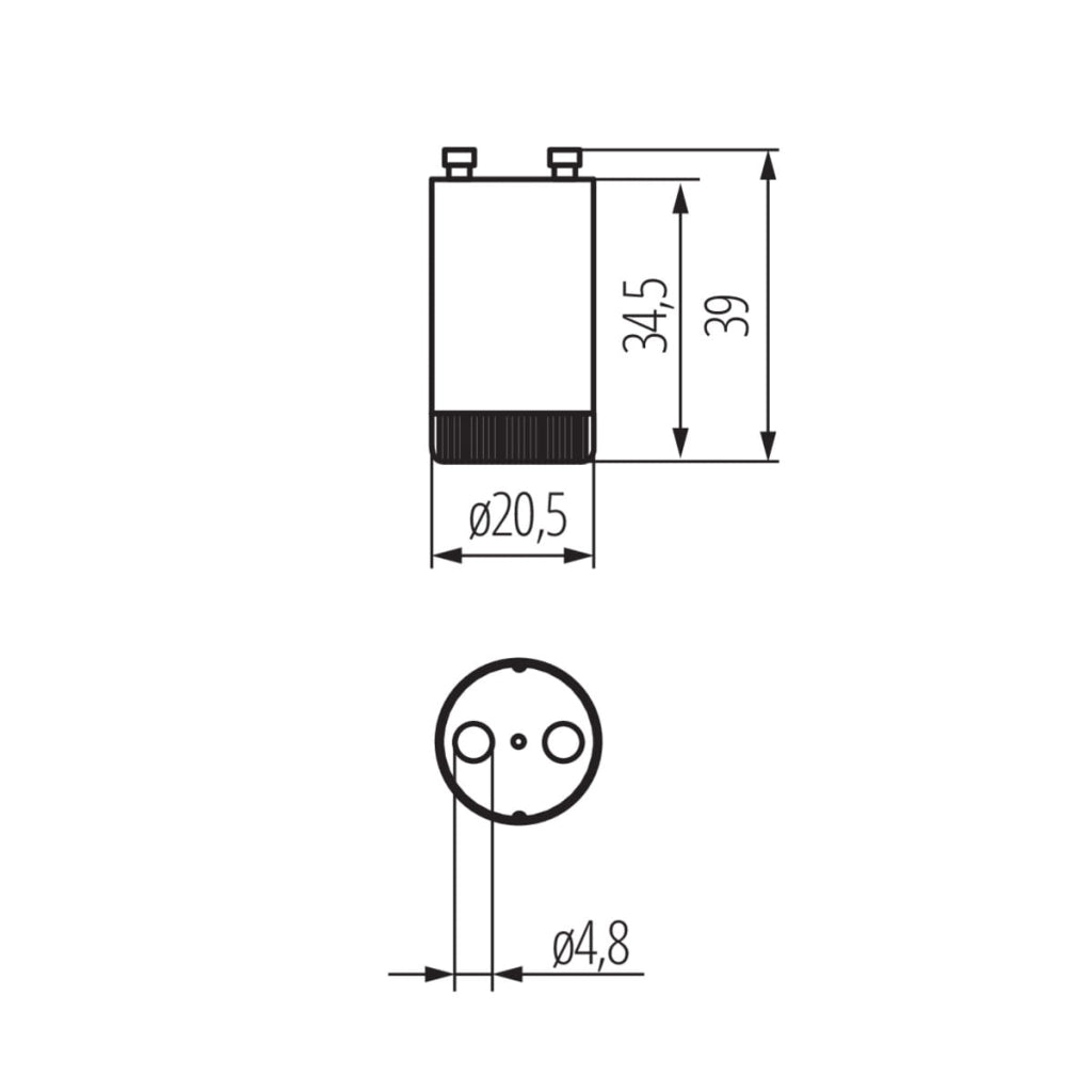 Accenditore per lampade fluorescenti Kanlux 4-22W 7180