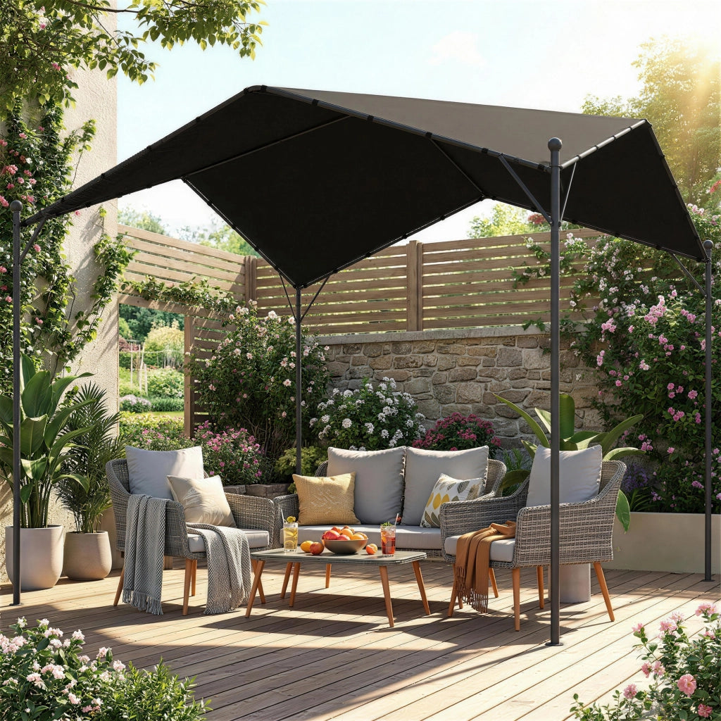 Pergola da giardino ¨C Minimal ¨C grigio 300x300x250 cm