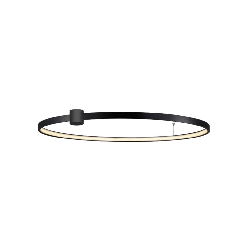 Plafoniera LED Ring CCT 50W Ø90cm nera Light Prestige