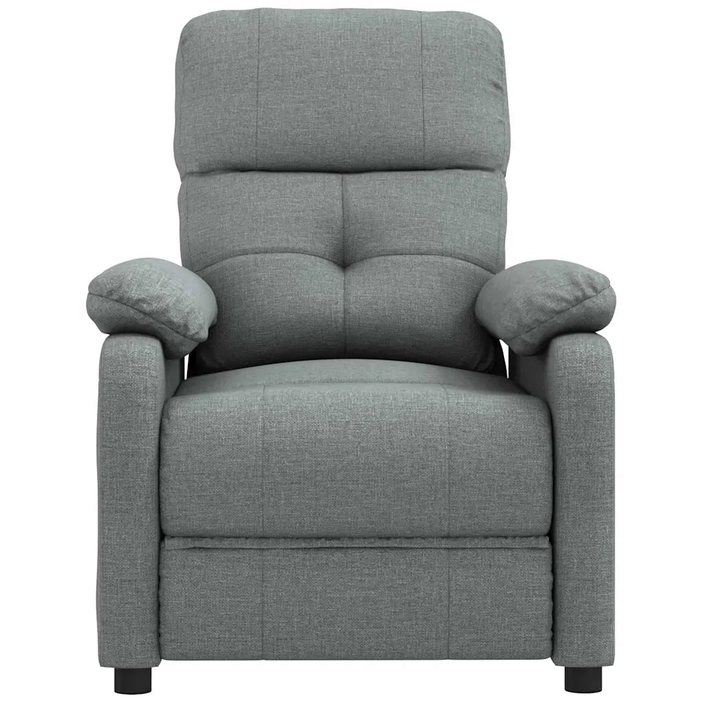Divano Sedia-Poltrona Massaggiante Grigio Scuro in Tessuto 609519
