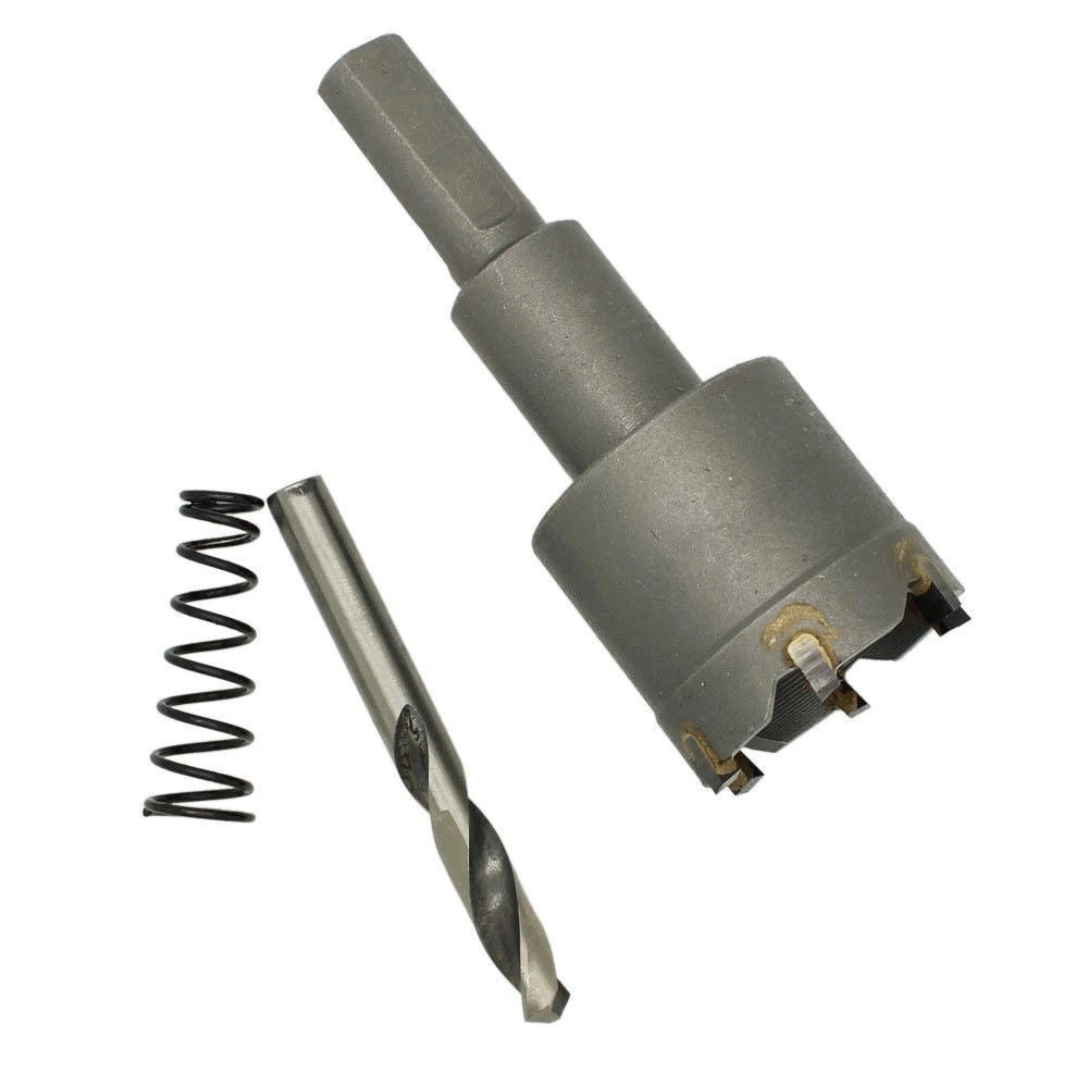 Trade Shop - Fresa A Tazza Con Punta Per Trapano Muro Metallo Legno Acciaio Da 20 A 80mm -       75 Mm